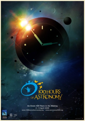 Poster 100 horas de Astronomia