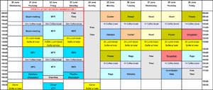 Summer School Timetable (click to enlarge) Summer School Timetable (click to enlarge)